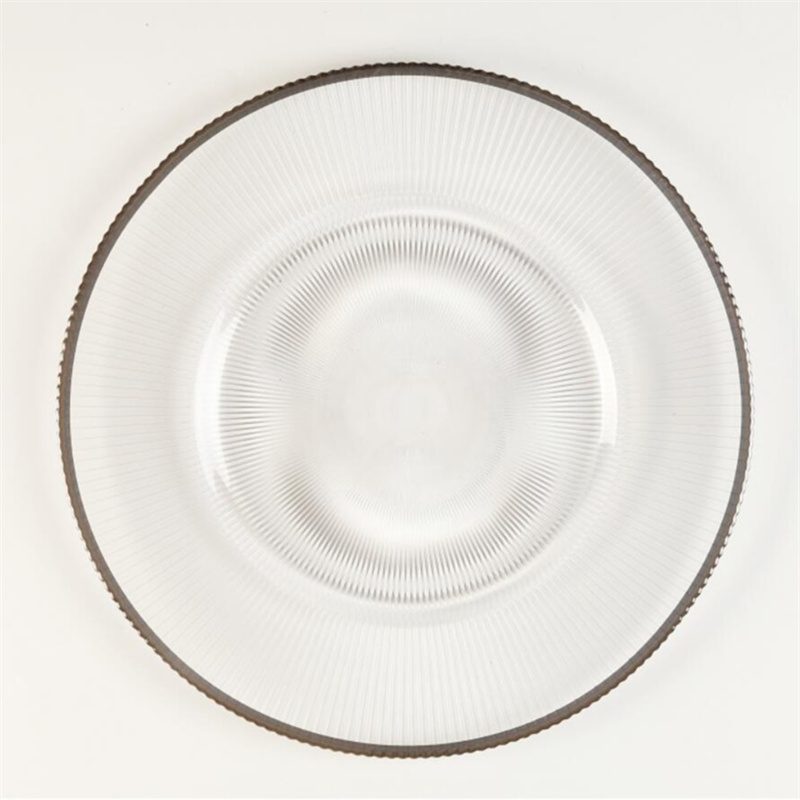 Wholesale Glass Charger Plate PZ-020 - Image 3